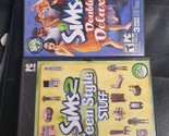 The Sims 2: Double Deluxe [+BONUS DVD] &amp; TEEN STYLE STUFF PC +MANUAL+ KEYS - $11.87