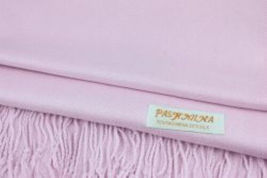 Lavender Pashmina Womens Solid 78x28 Silky Shawl Wrap Wool Feel Blend Scarf - £14.29 GBP