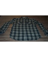 BANANA REPUBLIC Button Down Dress Pocket Shirt MEDIUM 15-15 1/2 Mens Black - $54.16 CAD
