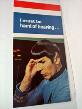 Star Trek Spock Vulcan Ears Large 1976 Carboard Toy Greeting Card 12.5 in - $14.80