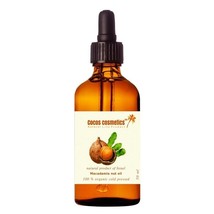 Vegan Pure Organic Macadamia face Oil 50 ml |Facial Anti-aging Cold Pres... - £14.61 GBP