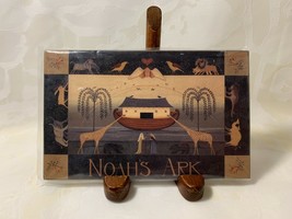 Small Wall Hanging Plaque Sign Noah&#39;s Ark 3-3/4&quot; x 6&quot; CASS - £5.80 GBP