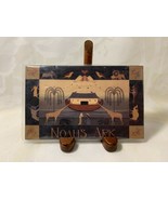 Small Wall Hanging Plaque Sign Noah&#39;s Ark 3-3/4&quot; x 6&quot; CASS - £7.76 GBP