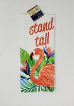 Home Collection Kitchen Dish Towel - New - Flamingo Stand Tall - $7.03