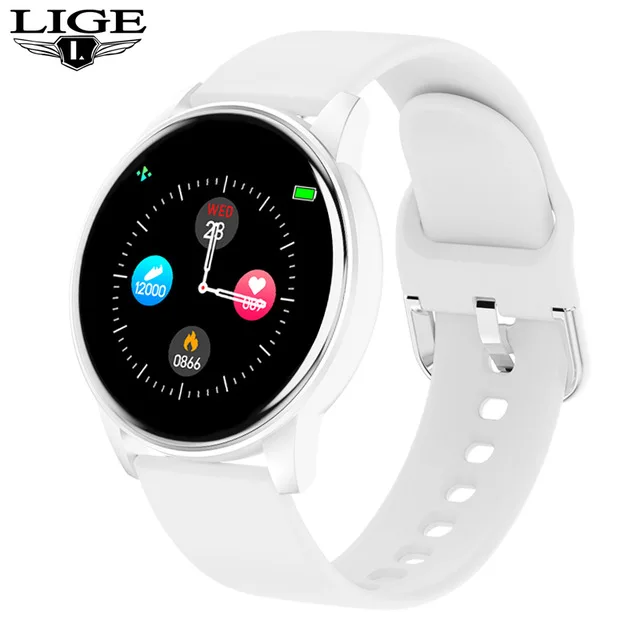 LIGE New Women Smart Watch Real-time Weather Forecast Activity Tracker Heart Rat - £164.87 GBP