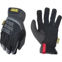 Men&#39;s MECHANIX WEAR FASTFIT Syn Leat Multipurpose Gloves, Black/Gray Mul... - $19.95
