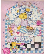 Aunt Martha&#39;s Bears Book 1 &amp; Kiss The Cook Iron On Transfer Painting Pat... - £9.37 GBP