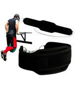 Chain Heavy Duty Weight Lifting Belt with Chain Dipping Belt Pull Up Chi... - $19.99