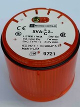 Telemecanique XVA-LC3... Orange Stack Light Lens 7W 240V  - $142.77 MXN