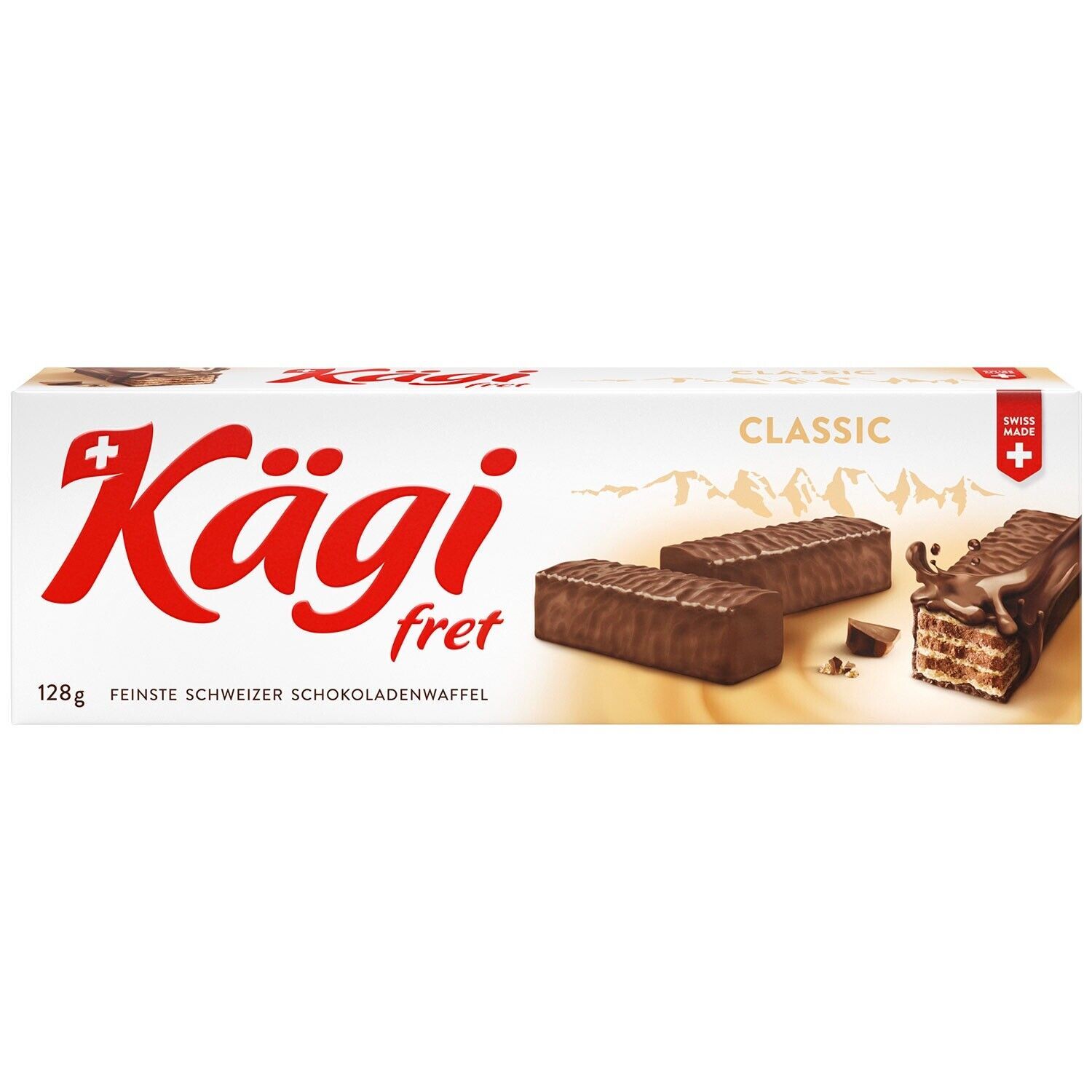 Kagi Fret Classic SWISS chocolate candy bars -Made in Switzerland 128g FREE SHIP - £10.27 GBP