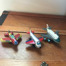 Mixed Lot of Schylling Vintage Metal Repro Kidcraft Plastic Airplanes Toy Vehicl - £9.02 GBP