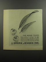 1956 Georg Jensen Jewelry Ad - The Midas Touch - $18.49