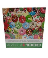 Eurographics 1000 Pieces Christmas Donut Party Jigsaw Puzzle 19 1/4in x ... - £27.51 GBP