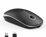 Type C Macbook Mouse, Wireless Mouse Dual Mode 2.4G Usb C Cordless Mice ... - £26.73 GBP