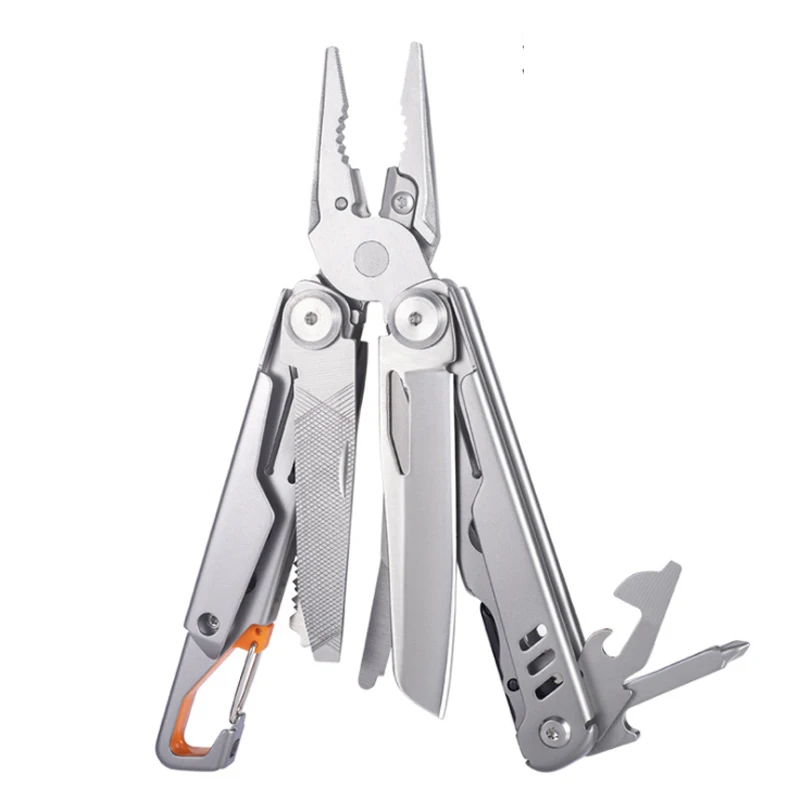 Multifunction Stainless Steel Multi-tool Pocket Knife Pliers Folding Pliers Mini - £34.27 GBP