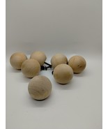 6 Furniture Feet - or Big Knobs - Finials - Unfinished Ball Style 1-3/4&quot; - $14.80
