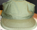 VINTAGE OG-107 8 POINT WITHOUT INSIGNIA OLIVE GREEN TYPE I UTILITY HAT C... - £31.01 GBP