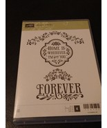 Stampin&#39; Up FOREVER with YOU cling stamp set NEW 126727 - $187.97 MXN