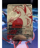 Charizard GX Collectible Gold Metal Card (Custom) - £11.74 GBP