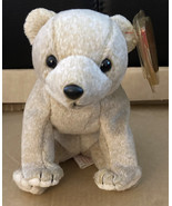Vintage RARE Born April 14 1999 Retired Almond Tan Light Brown Teddy Bea... - €48,89 EUR