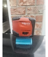 Hilti PM 2P Plumb Point Red Laser Level/attached square magnetic stand - $90.00