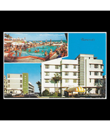 FL Miami Beach, Florida; The Bancroft Hotel w 50s Autos; Pool: Vintage P... - $5.99
