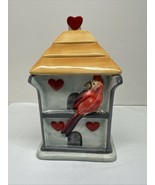 Birdhouse Cookie Jar Gibson Claire Murray Dinnerware 2005 - €40,15 EUR