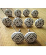 10 DRAWER PULLS GIN KNOBS HOME BAR DECOR ROUND CABINET KITCHEN GIFT HOUS... - $330.57 MXN