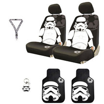 For Mazda 6PC Star Wars Stormtrooper Car Seat Covers Mats And Accessories Set - £80.73 GBP