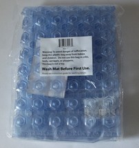 Gorilla Grip Tub &amp; Shower Mat, Blue, 21” X 21” - $18.32