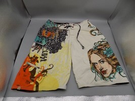 Vintage Lost Enterprises Psycho Ward Size 32 Board Shorts Graffiti Chris - $29.05