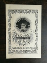Vintage 1893 Wanted Hands Buttermilk Toilet Soap Full Page Original Ad - $6.64
