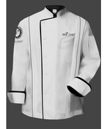 Chef Mantel Uniform Unisex Langärmelig Leicht Jacke Atmungsaktiv Geschenk - £39.90 GBP+