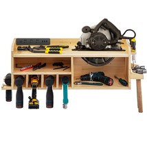 VEVOR Power Tool Organizer, Wall Mount Drill Holder, 4 Drill Hanging Slo... - $173.82