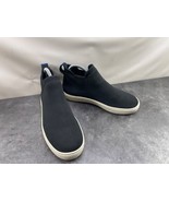 Rothy’s Sneakers Women The Chelsea Shoes Black 7M Knit High Top Casual C... - $81.25 CAD