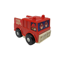 Nasta Industries Fire Truck Red Plastic Vintage 1976 Toy Car Hong Kong - £7.06 GBP