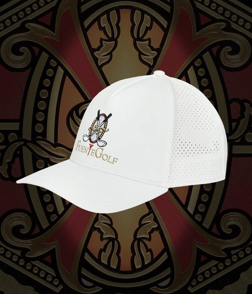 Primary image for Arturo Fuente  White Golfers Embroidered Baseball Cap