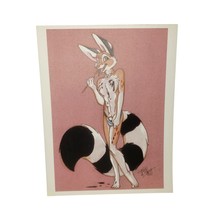 Chester the Ring Tail Cat Furry Character Print Terrie Smith Art 01 Litt... - $730.79 MXN