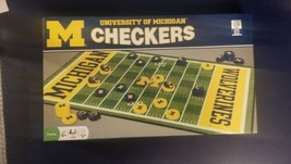 University Of Michigan Wolverines Checkers Officially Licensed NCAA Football - £7.51 GBP