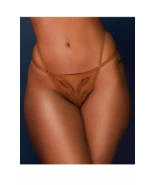 NWT Thistle and Spire Panties SZ 3X Liquid Gold Medusa Sheer Thong Cobra - €12,88 EUR