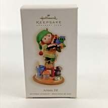 Hallmark Keepsake Christmas Tree Ornament Club Artistic Elf Painter Toy ... - £14.99 GBP