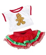 Teddy Mountain Gingerbread 2 pc.  Teddy Bear  Clothes Fit 16&quot; Build a bear - £15.73 GBP