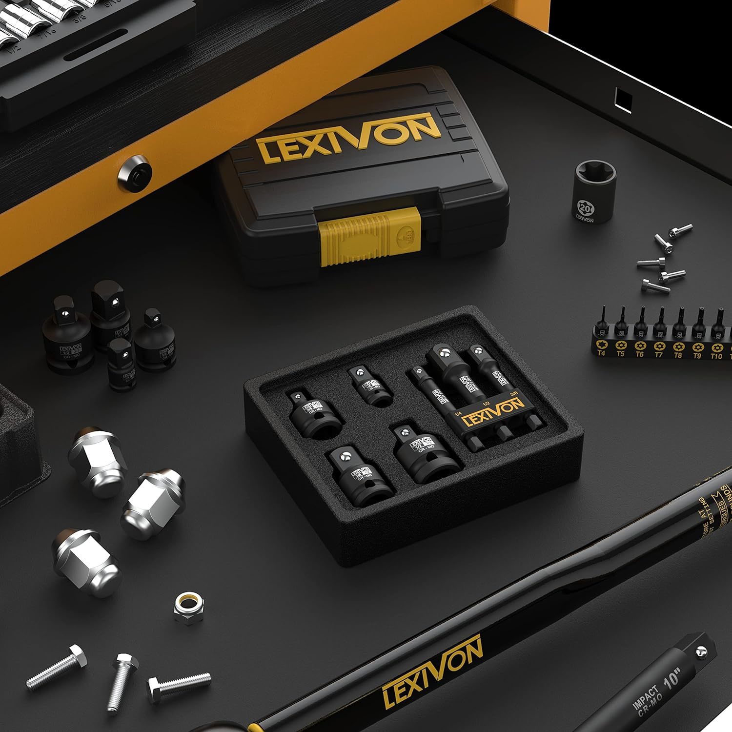 Lexivon Impact Socket Adapter Combo Kit and 50 similar items