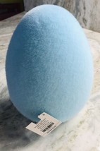 Hobby Lobby One Hundred 80 Degrees Flocked Egg-5.5” Blue - $10.84