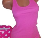 Victoria&#39;s Secret Hot Neon Rosa a Coste Racerback Canottiera senza Manic... - £14.71 GBP