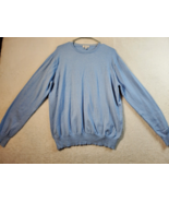 Peter Millar Sweater Mens Size Large Blue Cotton Long Sleeve Round Neck ... - £19.13 GBP