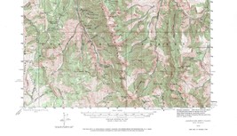 Jarbidge Quadrangle, Nevada-Idaho 1943 Topo Map USGS 15 Minute Topographic - £18.27 GBP