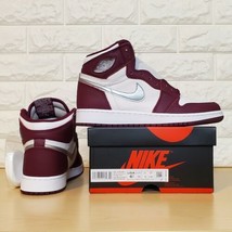 Nike Air Jordan 1 Retro High OG GS Size 6.5Y / Womens Size 8 Bordeaux 575441-611 - £179.80 GBP