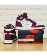 Nike Air Jordan 1 Retro High OG GS Size 6.5Y / Womens Size 8 Bordeaux 575441-611 - $229.98