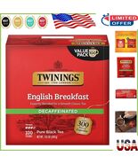 100 Count Decaffeinated English Breakfast Tea Bags - Perfect for Hot or ... - $627.56 MXN